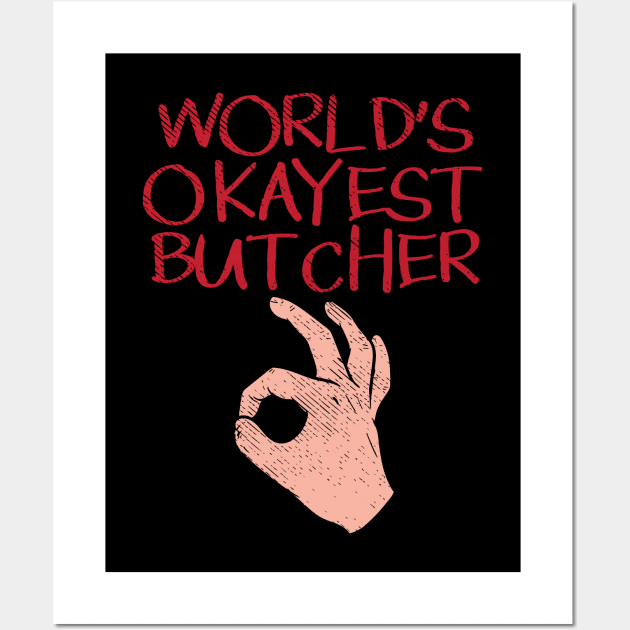 Butcher Butchery Profession Butcher Shop Wall Art by Dolde08